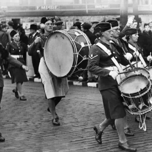 Women's Auxiliary Air Force Marching Band Print, 23rd July 1942