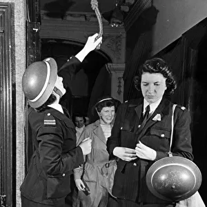 Members of the Womens Fire Service. May 1942