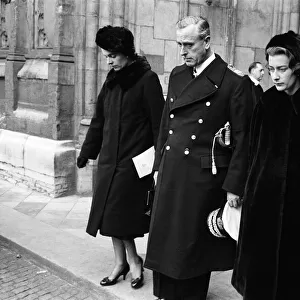 Memorial Service for Edwina Mountbatten, Countess Mountbatten of Burma at Westminster