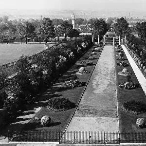 Memorial Walk, Victoria Park, Leicester. The park is home to two memorials