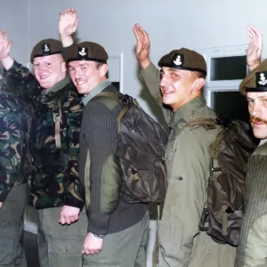 Guisborough TA Soldiers Bound for Germany Print 1993 Guisborough TA Soldiers Bound for Germany Print 1993