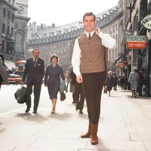 Regent Street Autumn Winter Fashion Print 1966