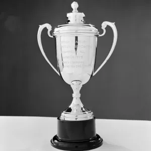 Trofeo Campione Mens, da presentare al 1975 Champions All Torneo di Ginnastica Artistica.