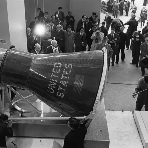 The Mercury capsule Friendship 7'in which astronaut John Glenn became The Mercury capsule Friendship 7'in which astronaut John Glenn became