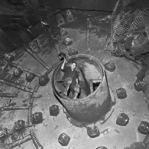 Mersey Tunnel breakthrough 4th March 1970 Breakthrough between the tunnels
