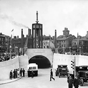Mersey Tunnel Opening, Liverpool, July 1934 by King George IV and Queen Mary