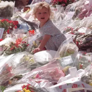 Messages of sympathy following the death of Princess Diana outside Buckingham Palace Messages of sympathy following the death of Princess Diana outside Buckingham Palace