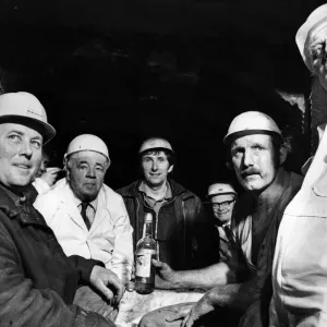 Metro tunnel breaking print, 25th February 1977 Metro tunnel breaking print, 25th February 1977