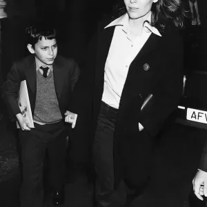 Mia Farrow Actress with one of her sons 1983 Mia Farrow Actress with one of her sons 1983