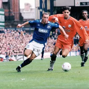 Michael Branch of Everton in action against Sheffield Wednesday Michael Branch of Everton in action against Sheffield Wednesday