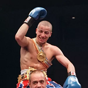 Michael Brodie after winning fight November 1997