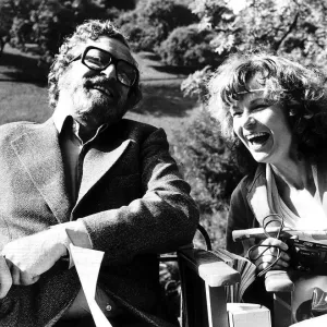 Michael Caine actor with Julie Walters actress and comedienne star in the film Educating Michael Caine actor with Julie Walters actress and comedienne star in the film Educating