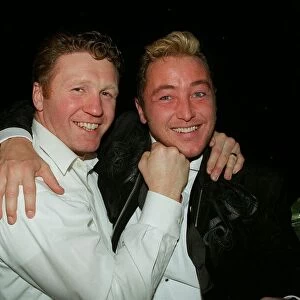 Michael Flatley Dancer March 98 With former super middleweight champion of