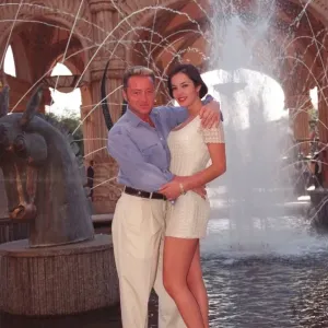 Michael Flatley and South African model Simone 1998 in South Africa where he met Michael Flatley and South African model Simone 1998 in South Africa where he met