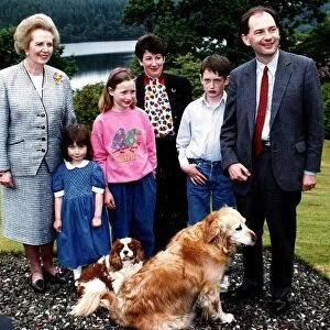 Michael Forsyth MP Member of Parliament Secretary of State for Scotland with family