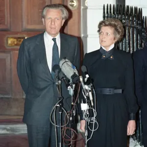 Michael Heseltine Concedes Leadership Print, 27th November 1990 Michael Heseltine Concedes Leadership Print, 27th November 1990