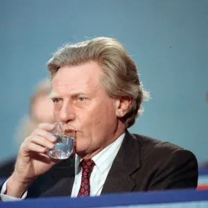 Michael Heseltine Print - Conservative Party Election Manifesto Launch Michael Heseltine Print - Conservative Party Election Manifesto Launch