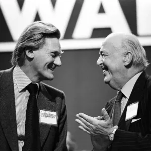 Michael Heseltine, left, Secretary of State for the Environment Michael Heseltine, left, Secretary of State for the Environment