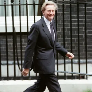 Michael Heseltine Outside Number 10 Downing Street Print Michael Heseltine Outside Number 10 Downing Street Print