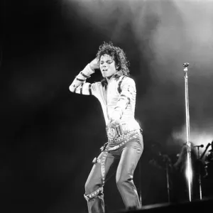Michael Jackson Bad Tour 1988 Aintree Print