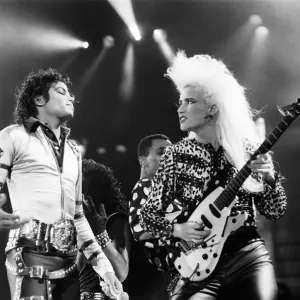 Michael Jackson, Bad Tour 1988, concert at Aintree Racecourse, Aintree, Merseyside Michael Jackson, Bad Tour 1988, concert at Aintree Racecourse, Aintree, Merseyside