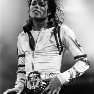 Michael Jackson, Bad Tour 1988, concert at Aintree Racecourse, Aintree, Merseyside Michael Jackson, Bad Tour 1988, concert at Aintree Racecourse, Aintree, Merseyside