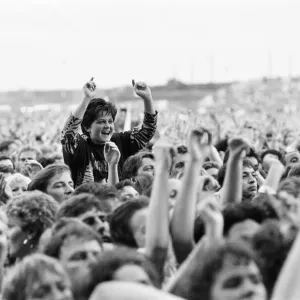 Michael Jackson, Bad Tour 1988, concert at Aintree Racecourse, Aintree, Merseyside Michael Jackson, Bad Tour 1988, concert at Aintree Racecourse, Aintree, Merseyside