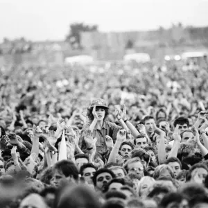 Michael Jackson, Bad Tour 1988, concert at Aintree Racecourse, Aintree, Merseyside Michael Jackson, Bad Tour 1988, concert at Aintree Racecourse, Aintree, Merseyside