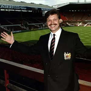 Michael Knighton businessman & director of Manchester United Football Club at Old