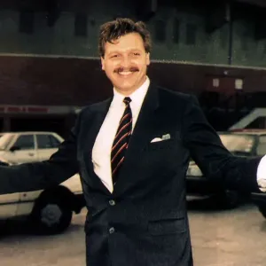 Michael Knighton businessman & director of Manchester United Football Club at Old Michael Knighton businessman & director of Manchester United Football Club at Old