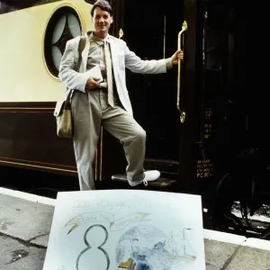 Michael Palin Actor TV Presenter in Around The World In 80 Days boarding the Orient