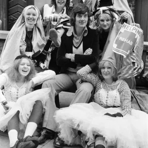 Michael Palin with Sidcup Girls Print, 7th October 1974
