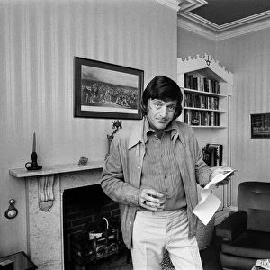 Michael Parkinson pictured at his home in Windsor. 11th August 1971