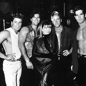 Michelle Collins actress with the Chippendales