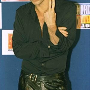 Mick Hutchence at the MTV European Music Awards in Paris Thursday November 23 1995