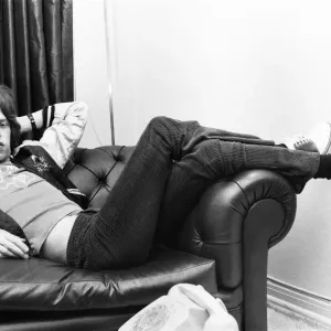 Mick Jagger lead singer with the Rolling Stones seen here relaxing in a West End hotel Mick Jagger lead singer with the Rolling Stones seen here relaxing in a West End hotel