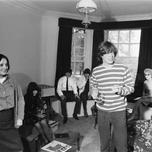 Mick Jagger of The Rolling Stones attends a party held by Sunday Mirror feature writer Mick Jagger of The Rolling Stones attends a party held by Sunday Mirror feature writer