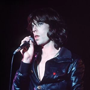 Mick Jagger of The Rolling Stones in concert June 1975 USA