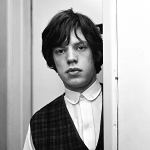 Mick Jagger of The Rolling Stones. January 1964