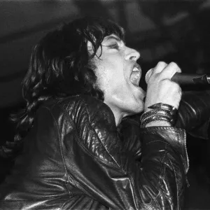 Mick jagger and the Rolling Stones seen here on stage at Granby Halls in Leicester Mick jagger and the Rolling Stones seen here on stage at Granby Halls in Leicester