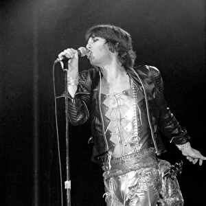 Mick Jagger Rolling Stones at a September 1973 concert, possibly Wembley