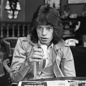 Mick Jagger of the Rolling Stones talking about his recent tour of the States with Mick Jagger of the Rolling Stones talking about his recent tour of the States with