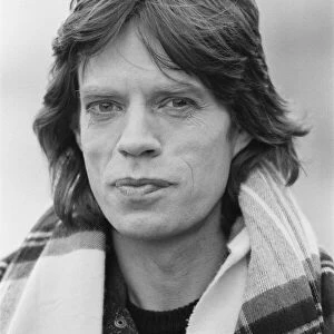 Mick Jagger, singer, songwriter, actor, and lead singer with The Rolling Stones pictured