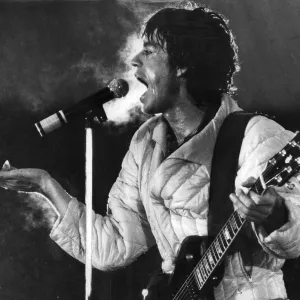 Mick Jagger Rolling Stones Print 25/06/1982
