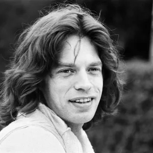 Mick Jagger Tennis in the South of France Print 1976 Mick Jagger Tennis in the South of France Print 1976