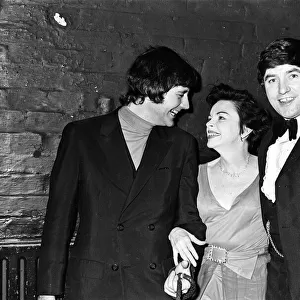 Mickey Deans, Judy Garland and Jimmy Tarbuck. January 1969