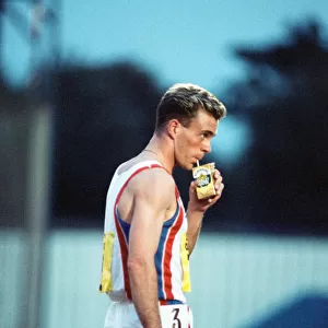 Middle-distance runner Tom McKean during the Dairy Crest Games at Crystal Palace