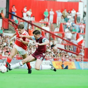 Middlesbrough 0-0 West Ham, Division Two league match at Ayresome Park Middlesbrough 0-0 West Ham, Division Two league match at Ayresome Park