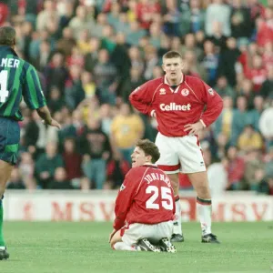 Middlesbrough 1-1 Leeds, Premier league match at the Riverside Stadium Middlesbrough 1-1 Leeds, Premier league match at the Riverside Stadium