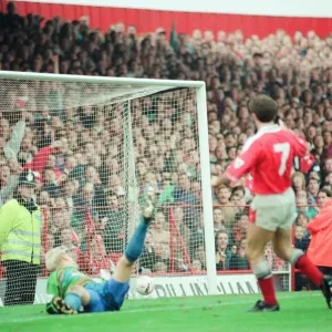 Middlesbrough 1-1 Manchester United, premier league match at Ayresome Park